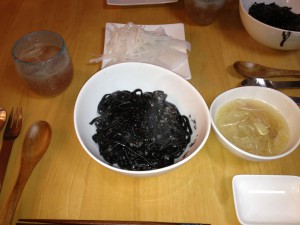 イカ墨パスタ